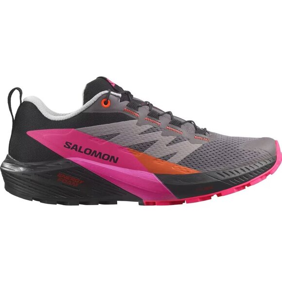 Salomon Women's Sense Ride 5 Plum‎ Kitten Pink Glow Size 10 - Picture 1 of 6